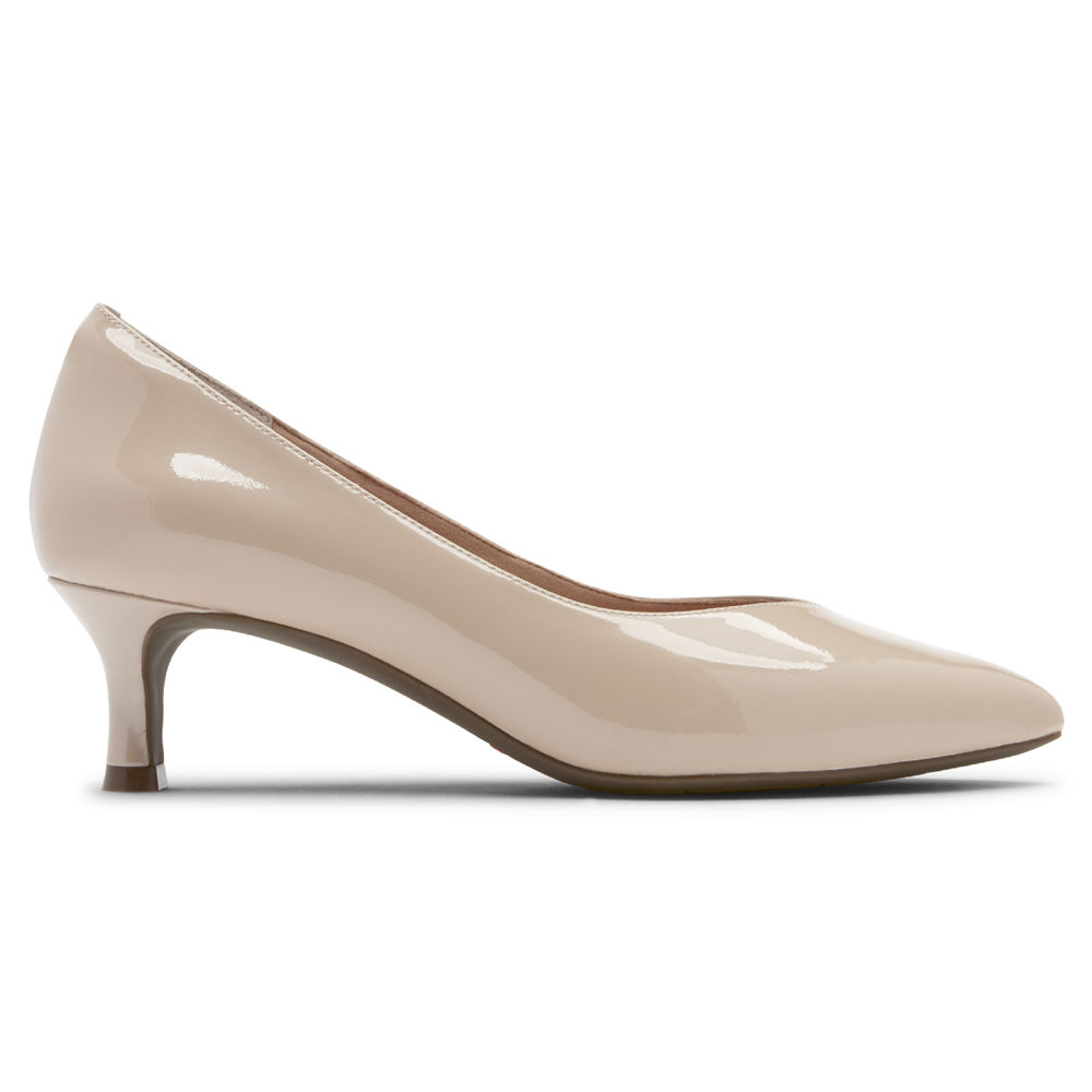 Rockport Womens Total Motion Kaiya V - Heels Beige - JEC056948